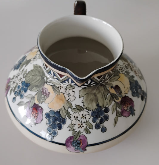 LIMOGES Grapes And Figs Cider Pitcher