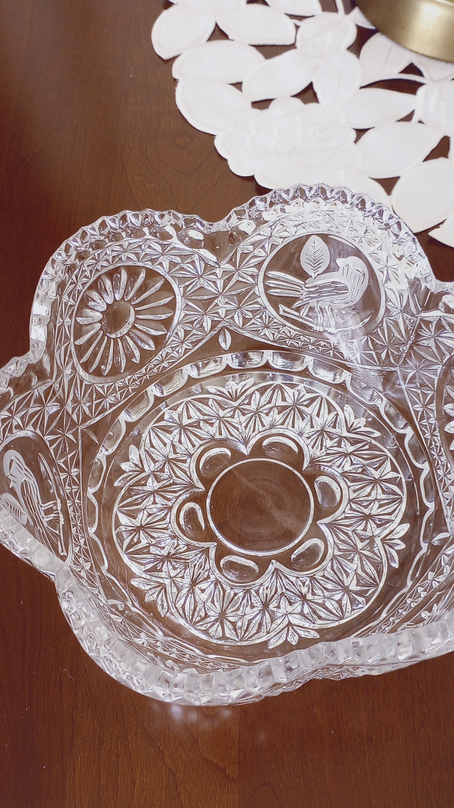 Hofbauer Lead Crystal, Byrdes Collection Bowl