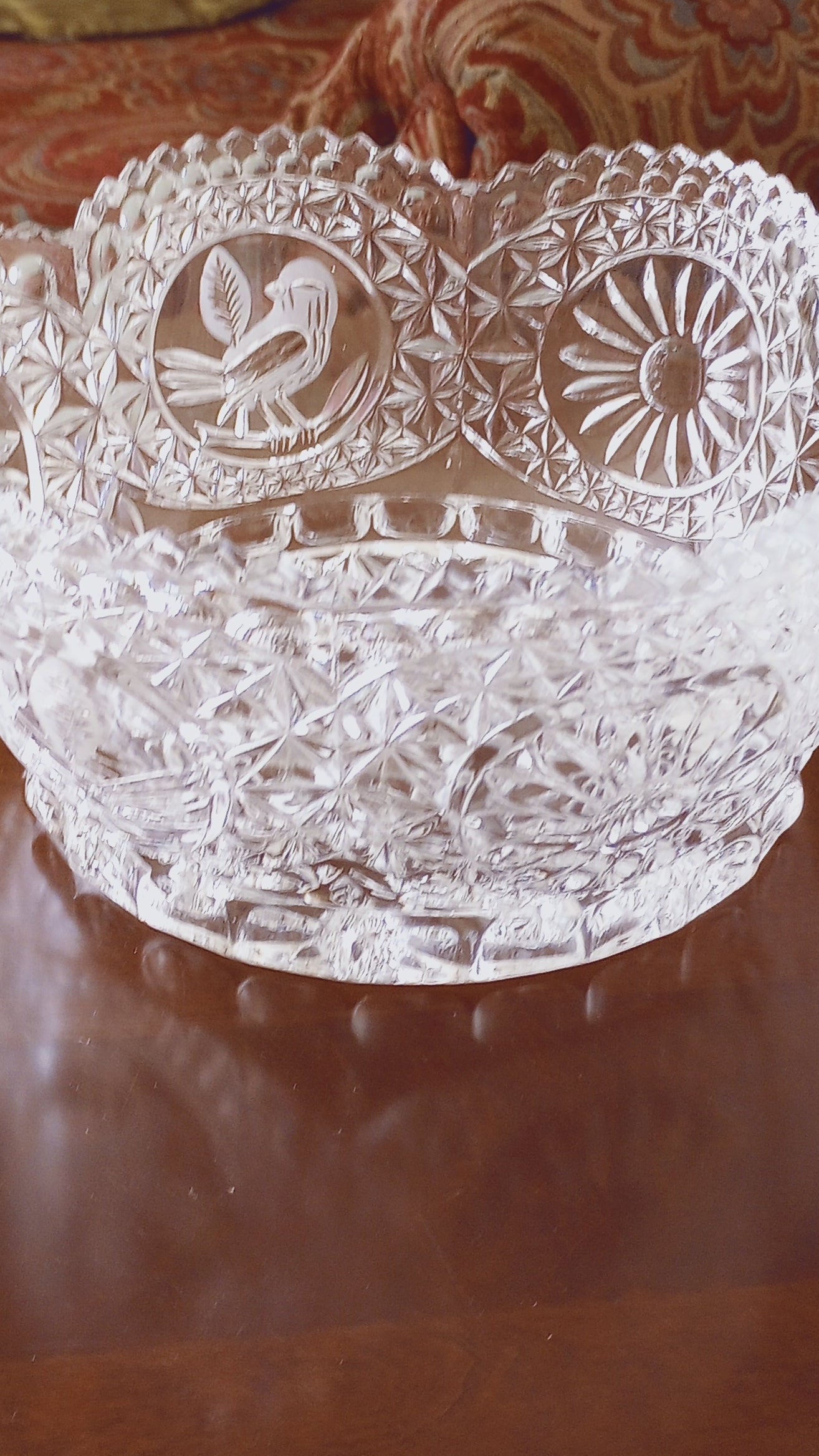 Hofbauer Lead Crystal, Byrdes Collection Bowl