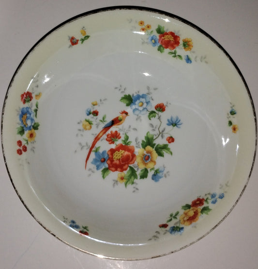 BIRD OF PARADISE AND FLORAL BOWL