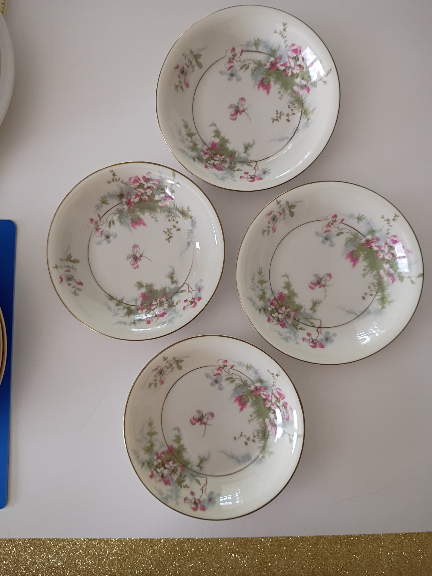 HAVILAND CHERRY BLOSSOM SAUCE BOWLS