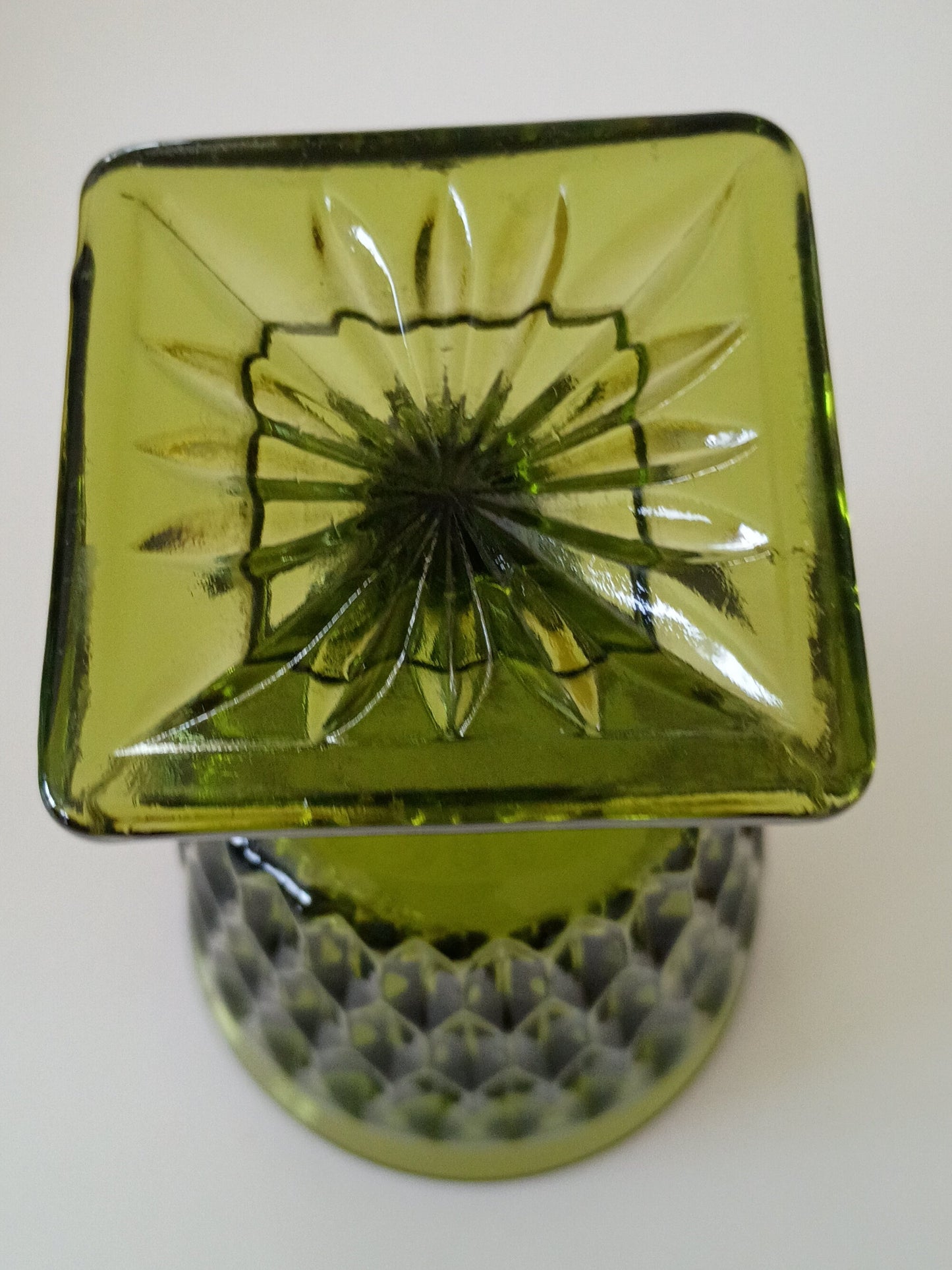 Indiana Glass Green Goblet