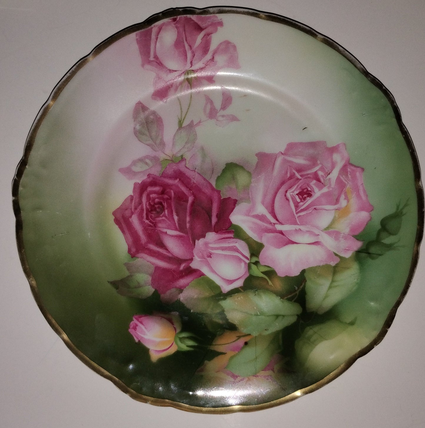 THOMAS SERVES MENTONE ROSE PLATE